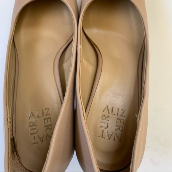 Naturalizer Warner Nude Square Toe Slip On Block Heel Pump 8.5 - Picture 6 of 10